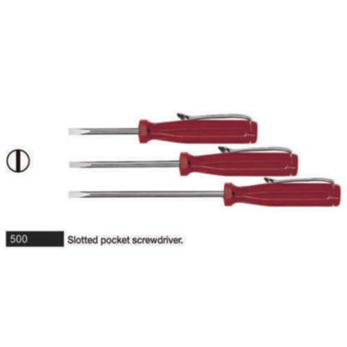 500 Slotted pocket screwdriver